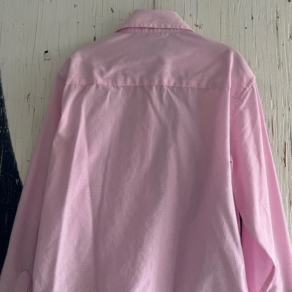 TOMMY HILIFIGER BOYS CROSS CHECKED CLASSIC SHIRT IN PINK SZ: 10 - Picture 6 of 10